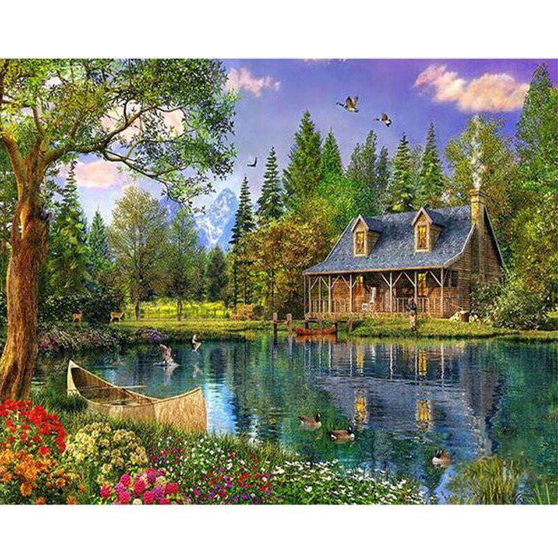 Cabin Like Diamond Painting Kit - DIY