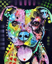 Load image into Gallery viewer, Pitbull Colorful Diamond Painting Kit - DIY
