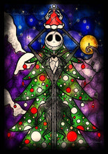 Load image into Gallery viewer, Nightmare Before Christmas Tree Diamond Painting Kit - DIY
