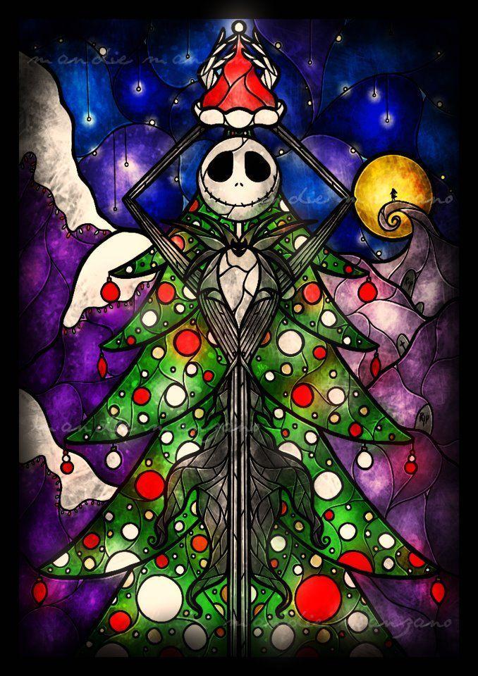 Nightmare Before Christmas Tree Diamond Painting Kit - DIY