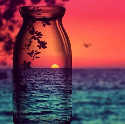 Landscape In The Bottle Diamond Painting Kit - DIY