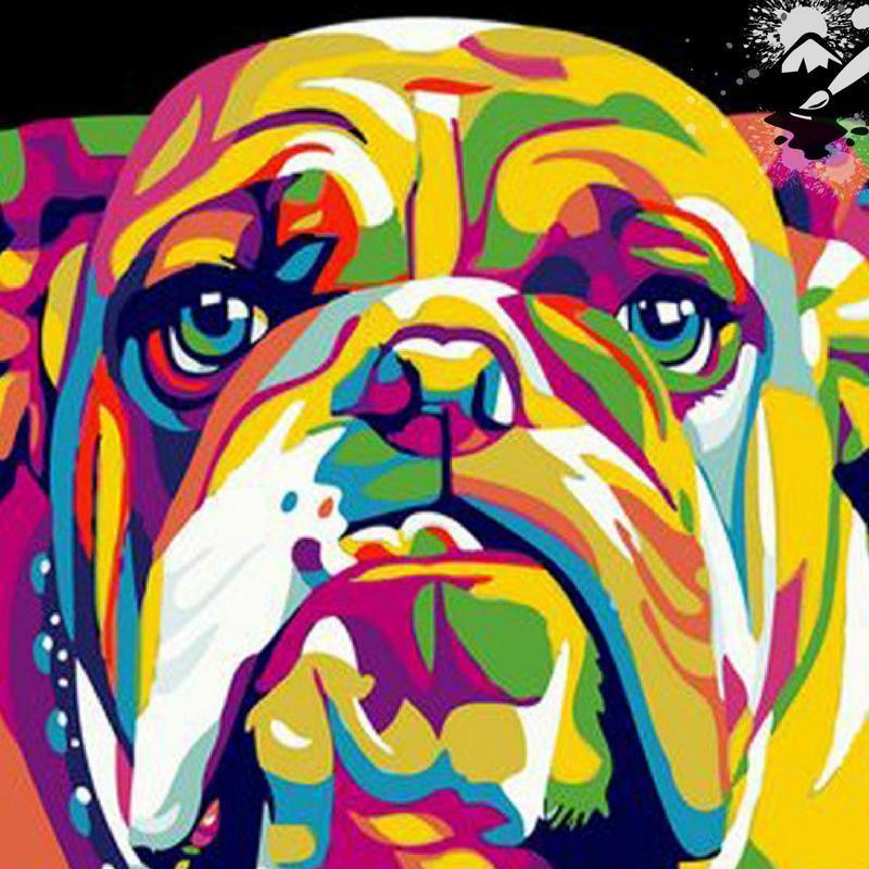 Bulldog Colors Diamond Painting Kit - DIY