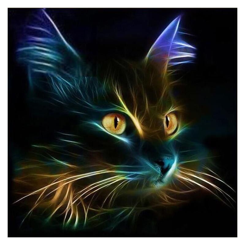 Colorful Cat Diamond Painting Kit - DIY