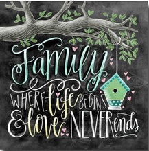 Load image into Gallery viewer, Family Live Love Colors Diamond Painting Kit - DIY
