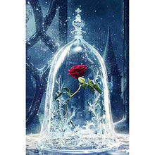 Load image into Gallery viewer, Rose Diamond Cross Stitch Crystal Diamond Painting Kit - DIY
