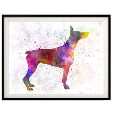 Load image into Gallery viewer, Doberman Colors Diamond Painting Kit - DIY
