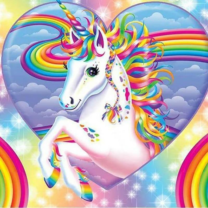 Rainbow Unicorn Diamond Painting Kit - DIY