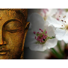 Load image into Gallery viewer, Buddha And Flowers Diamond Painting Kit - DIY
