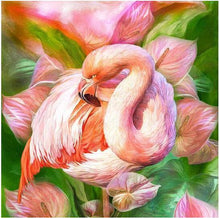 Load image into Gallery viewer, Flamingo Diamond Painting Kit - DIY
