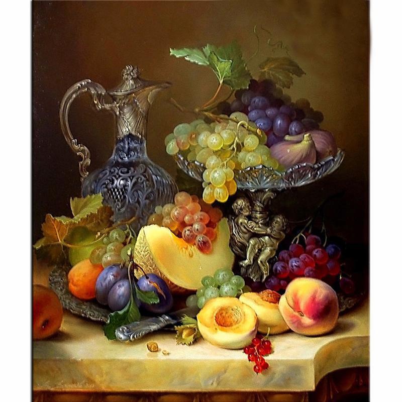 Fruit And Wine Diamond Painting Kit - DIY