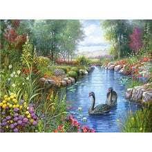 Load image into Gallery viewer, Spring scenery Diamond Painting Kit - DIY
