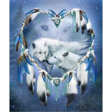 Load image into Gallery viewer, Wolf Love Diamond Painting Kit - DIY
