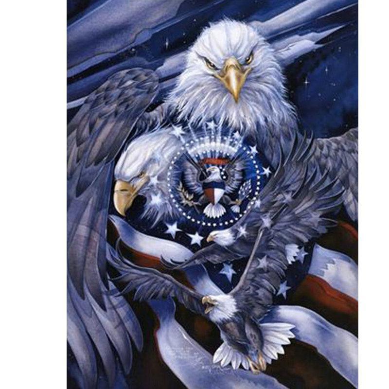 Eagle Icon Diamond Painting Kit - DIY