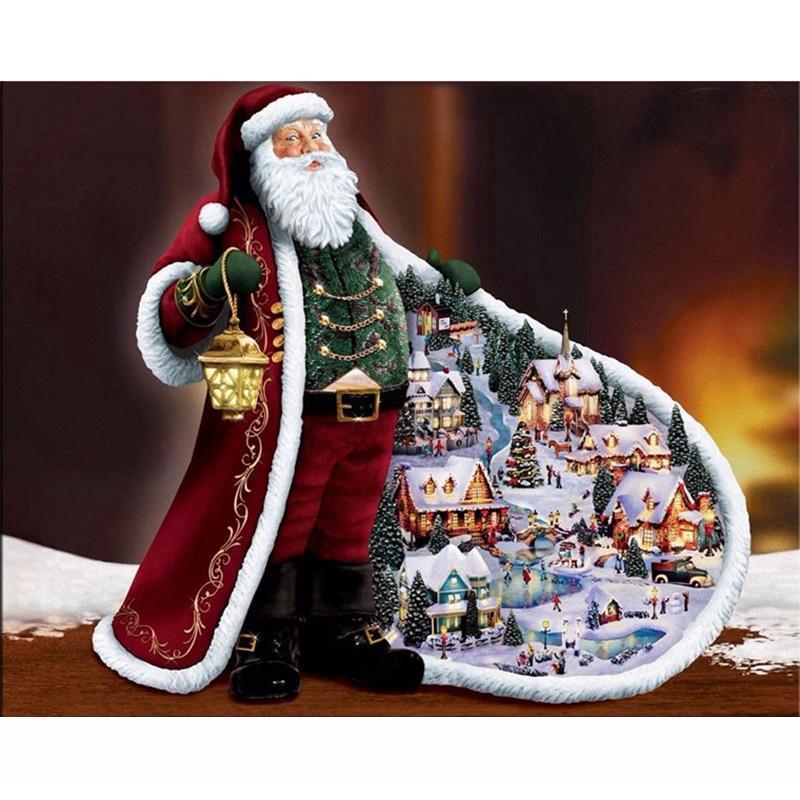 Father Christmas Diamond Painting Kit - DIY