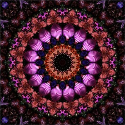 Mandala Purple Diamond Painting Kit - DIY