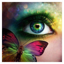 Load image into Gallery viewer, Beauty&amp;Butterfly Diamond Painting Kit - DIY
