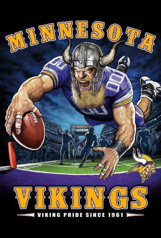 Minnesota Vikings Diamond Painting Kit - DIY