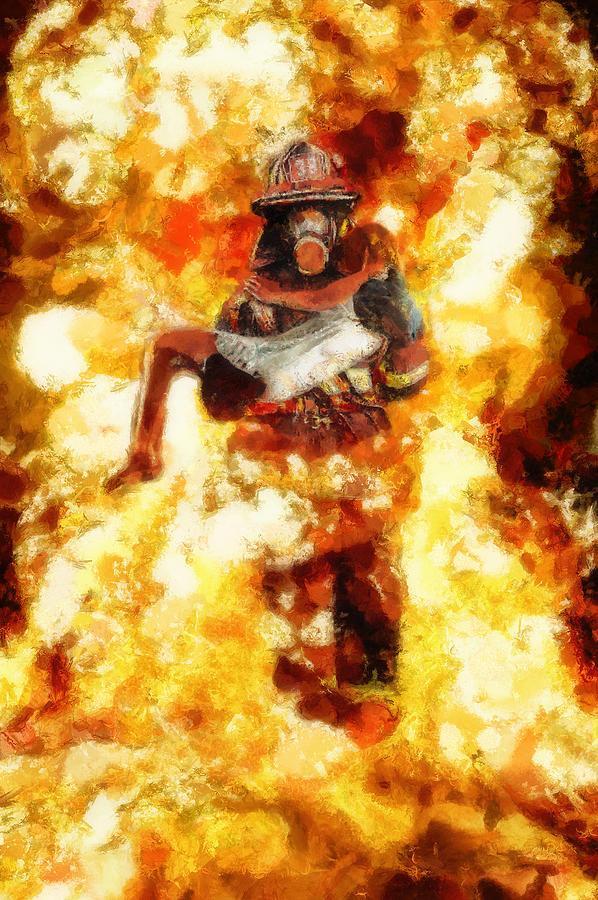 5d Fireman Firefighter Diamond Painting Kit Premium-20