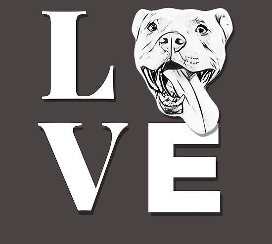 Pitbull Love Diamond Painting Kit - DIY