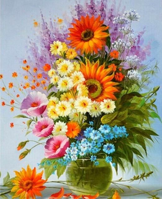 Flower Diamond Painting Kit - DIY Flower-62