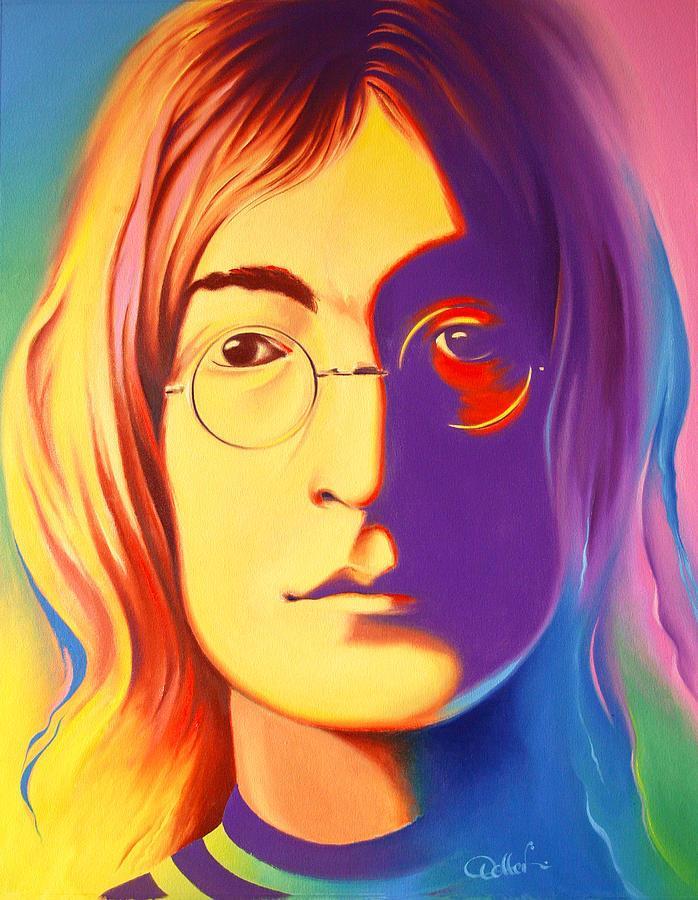 John Lennon Full Colors Diamond Painting Kit - DIY