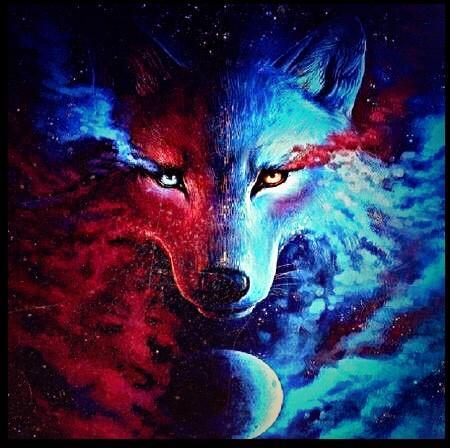 Wolf Special Colors Diamond Painting Kit - DIY