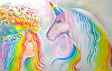 Load image into Gallery viewer, Unicorn Diamond Painting Kit - DIY Unicorn-60
