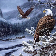 Load image into Gallery viewer, Eagles Winter Diamond Painting Kit - DIY
