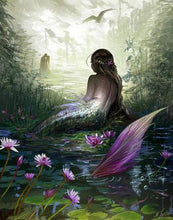 Load image into Gallery viewer, Mermaid See Diamond Painting Kit - DIY
