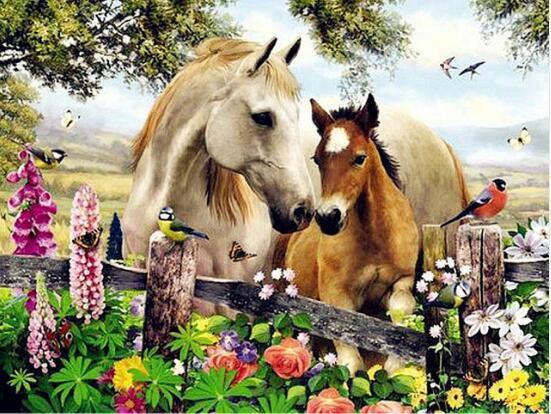Horses Mon Diamond Painting Kit - DIY