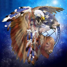 Load image into Gallery viewer, Eagle Wolf Bear Buffalo Diamond Painting Kit - DIY
